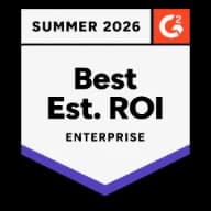 Celoxis Galardonada con el premio al «Mejor ROI estimado» en G2, verano de 2026 (Empresas)